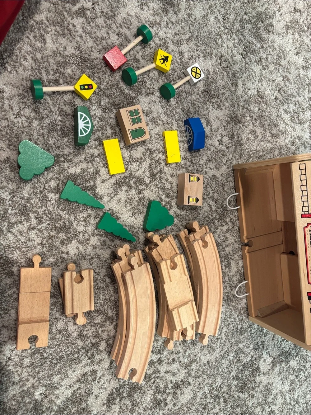 Lakeshore wooden train